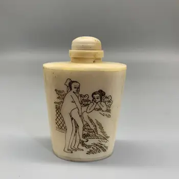 Antique collection of old ox bones, snuff bottle, seal cutting of figures, spring palace, carving and floating
Antique collection of old ox bones, snuff bottle, seal cutting of figures, spring palace, carving and floating