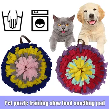 Pet Dog Sniffing Mat Training Sniffing Mat Slowing Feeding Toys Round Indoor Dog Toys JS23
Pet Dog Sniffing Mat Training Sniffing Mat Slowing Feeding Toys Round Indoor Dog Toys JS23
