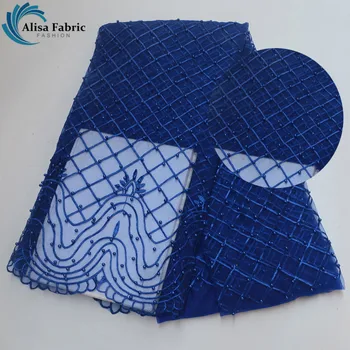 Alisa New Arrival African Net lace Fabrics With Beads Nigeria lace Fabrics With Embroidery 5 Yards/pcs For Fashion Big Occasions
Alisa New Arrival African Net lace Fabrics With Beads Nigeria lace Fabrics With Embroidery 5 Yards/pcs For Fashion Big Occasions