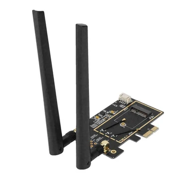 M.2 NGFF To PCI-E Converter WiFi Bluetooth Adapter Card For Intel 9260AC 8265AC For Motherboards With Standard PCI-e Slots
M.2 NGFF To PCI-E Converter WiFi Bluetooth Adapter Card For Intel 9260AC 8265AC For Motherboards With Standard PCI-e Slots
