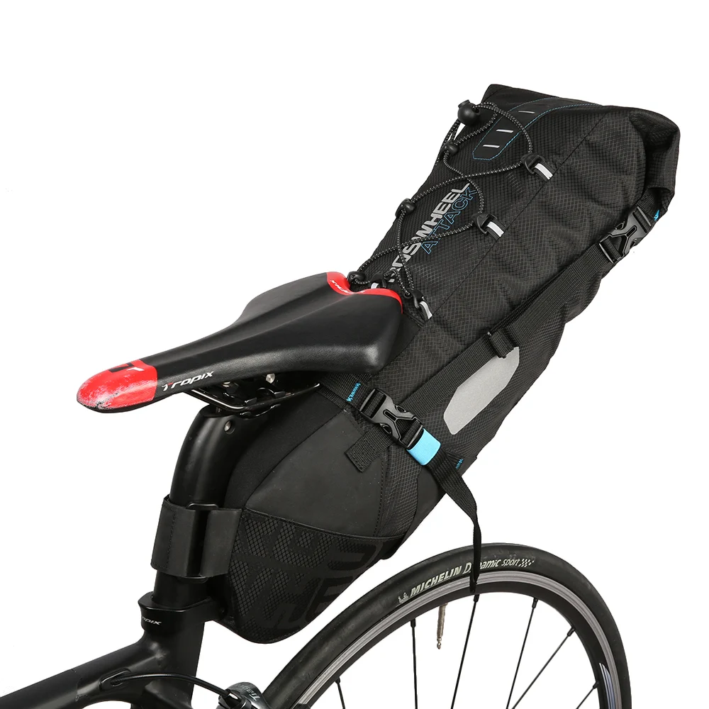 ROSWHEEL Bicycle Saddle Bag Pannier Cycling MTB Mountain Road Bike Tail Seat Bag Adjustable 3L-10L 540g Waterproof Bike Bag
ROSWHEEL Bicycle Saddle Bag Pannier Cycling MTB Mountain Road Bike Tail Seat Bag Adjustable 3L-10L 540g Waterproof Bike Bag
