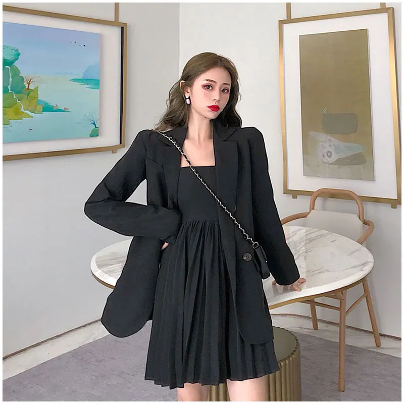 Office Wear Blazer Dress Women Formal Black Elegant Casual Blazer Two Piece Business Trajes De Mujer Woman Clothing DE50XZQ
Office Wear Blazer Dress Women Formal Black Elegant Casual Blazer Two Piece Business Trajes De Mujer Woman Clothing DE50XZQ