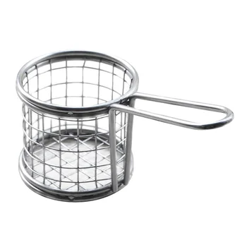 4Pcs Mini Round Fries Basket Oil Strainer French Fries Chef Kitchen Basket Frying Net Colander Kitchen Accessories
4Pcs Mini Round Fries Basket Oil Strainer French Fries Chef Kitchen Basket Frying Net Colander Kitchen Accessories