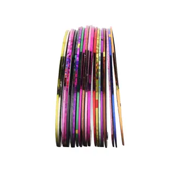 10 Colors Nail Art Striping Tape Line Adhesive Sticker Decals Manicure Decoration Tool Adhesive Sticker Shiny Tape
10 Colors Nail Art Striping Tape Line Adhesive Sticker Decals Manicure Decoration Tool Adhesive Sticker Shiny Tape