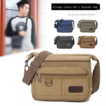 2020 Fashion Business Shoulder bags for men Multi-pocket Men's Bag Light Canvas Shoulder Bag For Mini Wild Casual Crossbody Bags
2020 Fashion Business Shoulder bags for men Multi-pocket Men's Bag Light Canvas Shoulder Bag For Mini Wild Casual Crossbody Bags