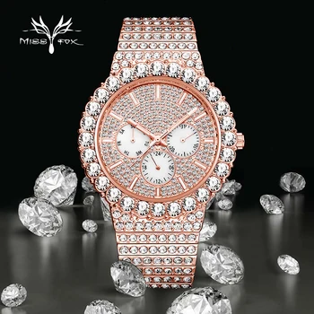 MISSFOX New Men's Watch 2020 Luxury Designer Unique Men Quartz Wristwatch Bling Diamond Real Chronograph Waterproo Dropshipping
MISSFOX New Men's Watch 2020 Luxury Designer Unique Men Quartz Wristwatch Bling Diamond Real Chronograph Waterproo Dropshipping
