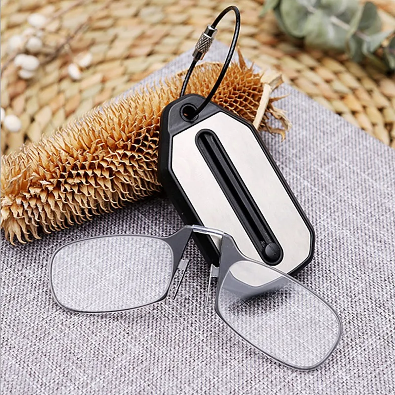 Fashion New Mini Nose Clip Glasses Men Women Magnifying Glasses TR90 High Quality Glasses Presbyopia Reading Glasses Pocket
Fashion New Mini Nose Clip Glasses Men Women Magnifying Glasses TR90 High Quality Glasses Presbyopia Reading Glasses Pocket