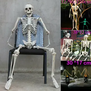 Halloween Luminous Human Skeleton Hanging Decor Party Scary Skull Decor New
Halloween Luminous Human Skeleton Hanging Decor Party Scary Skull Decor New