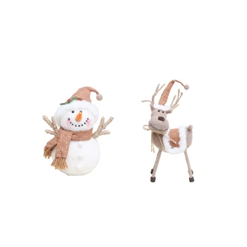2Pcs/Bag/Nordic style wool felt elk snowman doll/Factory direct sales/Christmas decorations/Fabric table decoration
2Pcs/Bag/Nordic style wool felt elk snowman doll/Factory direct sales/Christmas decorations/Fabric table decoration