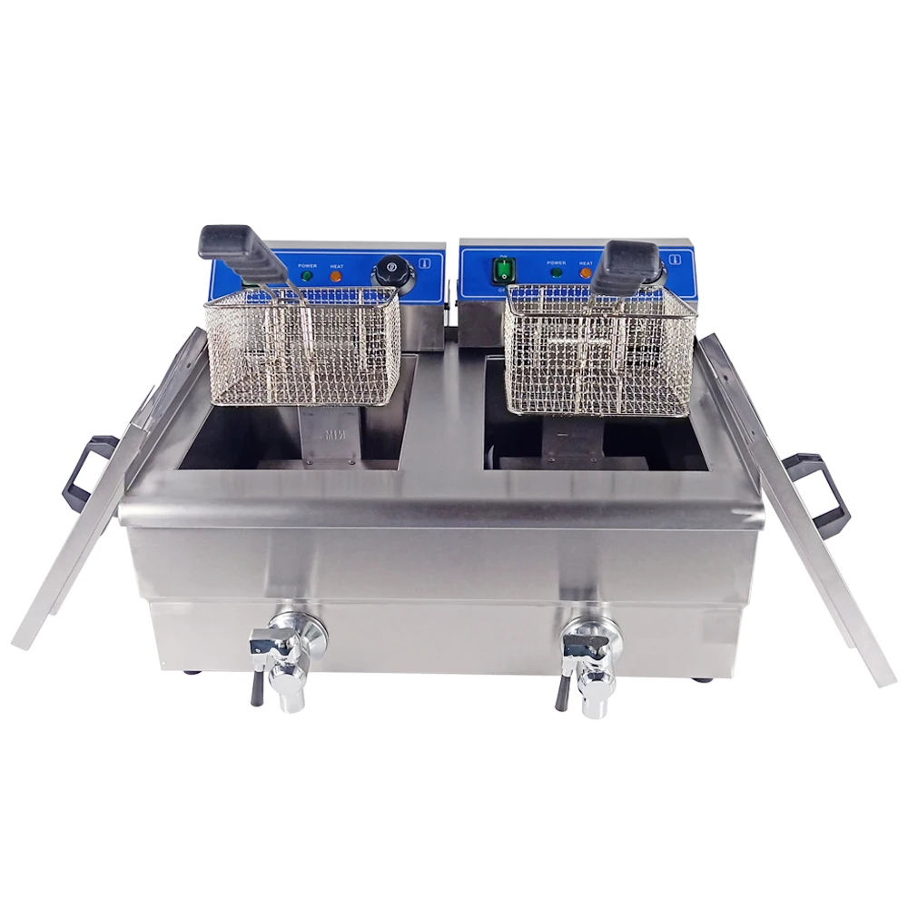 Stainless Steel Electric Deep Fryer Multifunctional Fat Fryer Frying Machine Grill Fried Fish Chicken Meat Potato Chips
Stainless Steel Electric Deep Fryer Multifunctional Fat Fryer Frying Machine Grill Fried Fish Chicken Meat Potato Chips