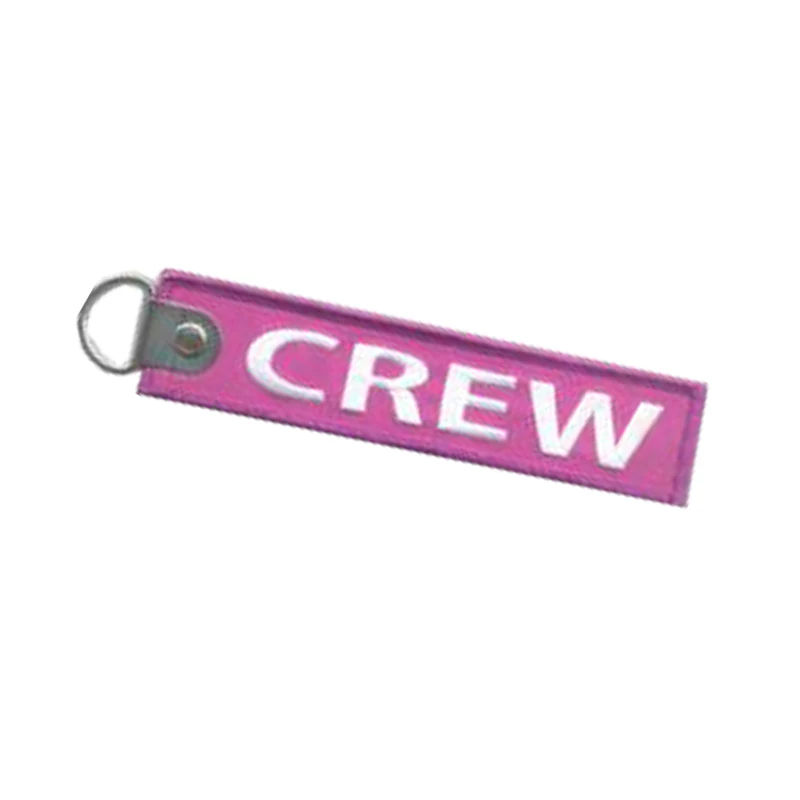 Crew Keychain Luggage Tag Embroidery Key Chain for Keyring Car Motorcycle Key Tag
Crew Keychain Luggage Tag Embroidery Key Chain for Keyring Car Motorcycle Key Tag
