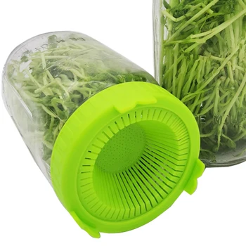 Sprouting Lid with Stainless Steel Screen for Wide Mouth Jar Sprouter Seed Germination Filter Sprouts tool Germination tools
Sprouting Lid with Stainless Steel Screen for Wide Mouth Jar Sprouter Seed Germination Filter Sprouts tool Germination tools