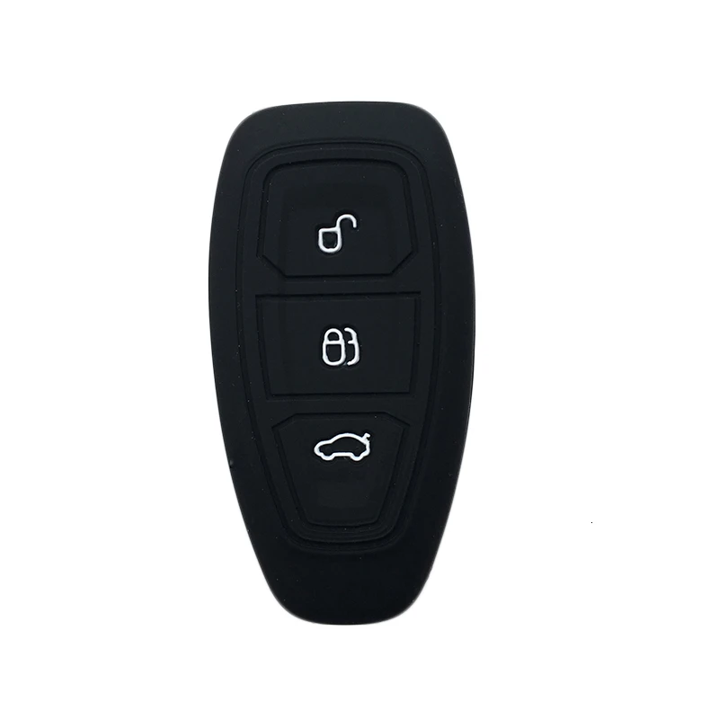 Чехол для ключей Ford Focus Mondeo C-max C Max S-max Mk3 Kuga 2 Mk4 силиконовый чехол автомобильных 3