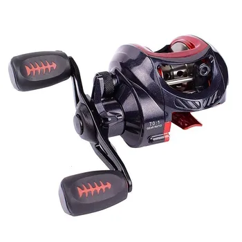 LIEYUWANG 7.0:1 Max Drag 6kg Baitcasting Fishing Reel Left Right Hand Metal Spool Saltwater Baitcaster Bait Casting Reel Coil
LIEYUWANG 7.0:1 Max Drag 6kg Baitcasting Fishing Reel Left Right Hand Metal Spool Saltwater Baitcaster Bait Casting Reel Coil