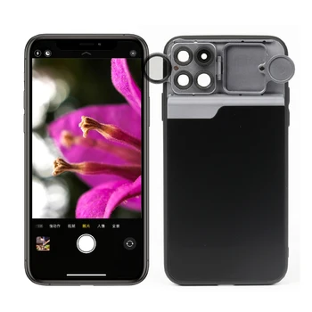 Mobile Phone Camera Lens For iPhone 11 Pro MAX 6 in 1 Phone Case Fish Eye Wide Angle Macro Lente Para Celular Fisheye
Mobile Phone Camera Lens For iPhone 11 Pro MAX 6 in 1 Phone Case Fish Eye Wide Angle Macro Lente Para Celular Fisheye