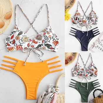 bikini mujer WWomen's Bikini Cut Flower Swimsuit Pushups Swimwear Beachwear biquinis feminino 2019 bathing suit monokini plavky
bikini mujer WWomen's Bikini Cut Flower Swimsuit Pushups Swimwear Beachwear biquinis feminino 2019 bathing suit monokini plavky