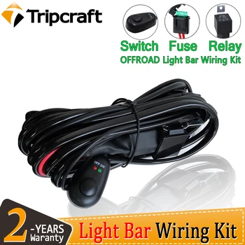 Tripcraft 12V 40A LED Work Light Bar Wiring Harness Relay Kit For Auto Offroad 4x4 72-300W Driving Fog Light Wire Fuse Switch
Tripcraft 12V 40A LED Work Light Bar Wiring Harness Relay Kit For Auto Offroad 4x4 72-300W Driving Fog Light Wire Fuse Switch