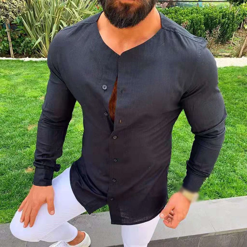 Men's Tops Male Shirts Beach Summer Crew Neck Casual Fashion Button-Down Oversize Sports Long Sleeve
Men's Tops Male Shirts Beach Summer Crew Neck Casual Fashion Button-Down Oversize Sports Long Sleeve