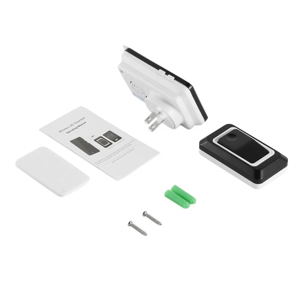 Wireless Doorbell Portable Wirless Digital Cordless Door-Bell Kit Waterproof 1000ft/ 300m Range with Plug-in Receivers
Wireless Doorbell Portable Wirless Digital Cordless Door-Bell Kit Waterproof 1000ft/ 300m Range with Plug-in Receivers