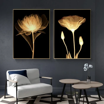 Light Yellow Flowers Canvas Paintings Abstract Flowers on Black Groud Wall Art Posters Modern Art Pictures for Living Room Decor
Light Yellow Flowers Canvas Paintings Abstract Flowers on Black Groud Wall Art Posters Modern Art Pictures for Living Room Decor