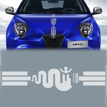 

Hood Cover Car Stickers Vinyl Auto For Alfa Romeo 159 Giulietta Giulia 147 156 Mito Stelvio GT Sportiva Car Tuning Accessories