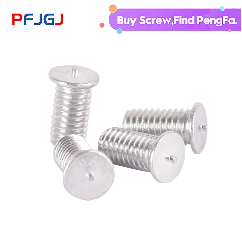 Peng Fa Welding Screw of Aluminum Material Welding Screw Spot Welding Screw Planting Welding Screw M4*8-20M5*10-M6*30
Peng Fa Welding Screw of Aluminum Material Welding Screw Spot Welding Screw Planting Welding Screw M4*8-20M5*10-M6*30
