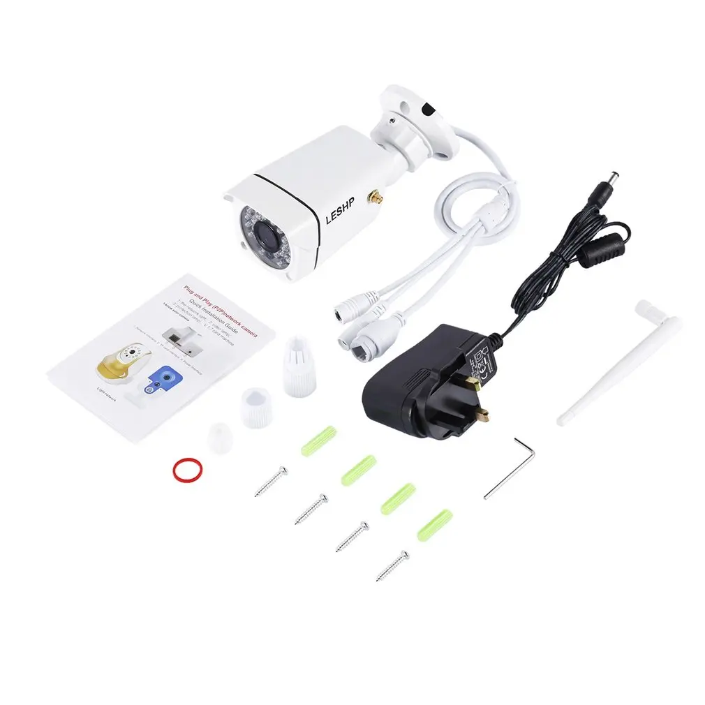 100W 1/4 CMOS 24 IR LED Weatherproof IP66 Wireless Wifi Bullet Camera For Outdoor Security
100W 1/4 CMOS 24 IR LED Weatherproof IP66 Wireless Wifi Bullet Camera For Outdoor Security