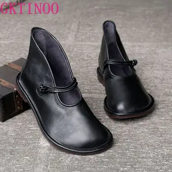 GKTINOO Flats Women Shoes 2020 New Autumn Retro Buckle Strap Round Toe Genuine Leather Sewing Handmade Casual Ladies Shoes
GKTINOO Flats Women Shoes 2020 New Autumn Retro Buckle Strap Round Toe Genuine Leather Sewing Handmade Casual Ladies Shoes