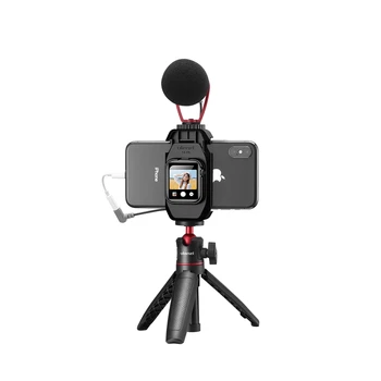 Ulanzi ST-09 Smartphone Mount with Cold shoe for Apple Watch Series 5 Vlog Cold Shoe Tripod Mount for LED Light Microphone
Ulanzi ST-09 Smartphone Mount with Cold shoe for Apple Watch Series 5 Vlog Cold Shoe Tripod Mount for LED Light Microphone
