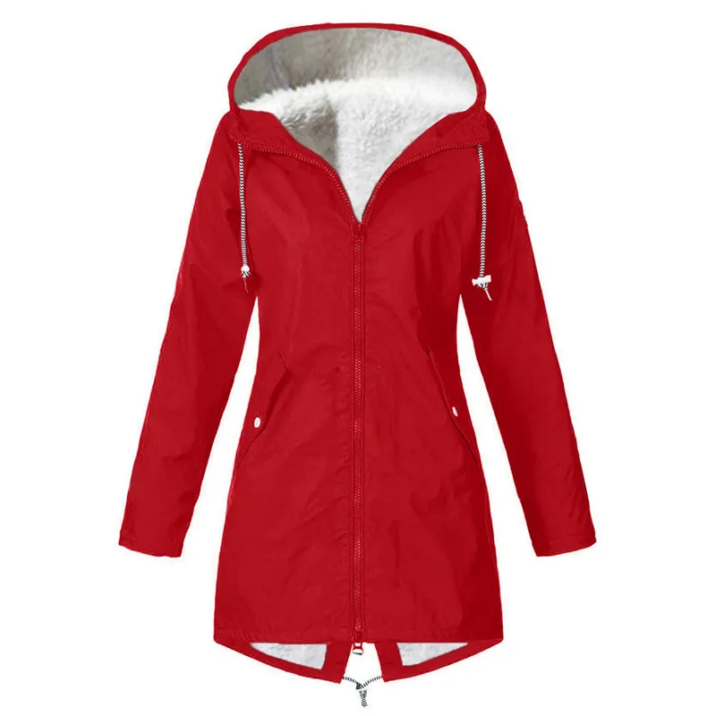 Red Coat Winter Women Zipper Solid Simple Warm Kawaii Casual Womens Coats Korean Fashion Clothes Females Raincoat Windproof O24
Red Coat Winter Women Zipper Solid Simple Warm Kawaii Casual Womens Coats Korean Fashion Clothes Females Raincoat Windproof O24