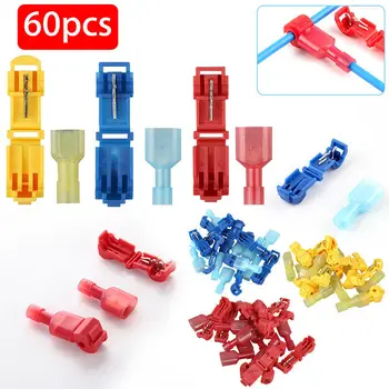 60/30PCS Wire Cable Connectors Terminals Crimp Terminal Scotch Lock Quick Splice 22-10AWG Electrical Car Audio Kit Tool Set
60/30PCS Wire Cable Connectors Terminals Crimp Terminal Scotch Lock Quick Splice 22-10AWG Electrical Car Audio Kit Tool Set