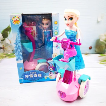Disney 25 cm Frozen Princess Elsa And Anna Dolls With Electric Car Balance Sound And Light Music Children Birthday Gift X5100 
Disney 25 cm Frozen Princess Elsa And Anna Dolls With Electric Car Balance Sound And Light Music Children Birthday Gift X5100