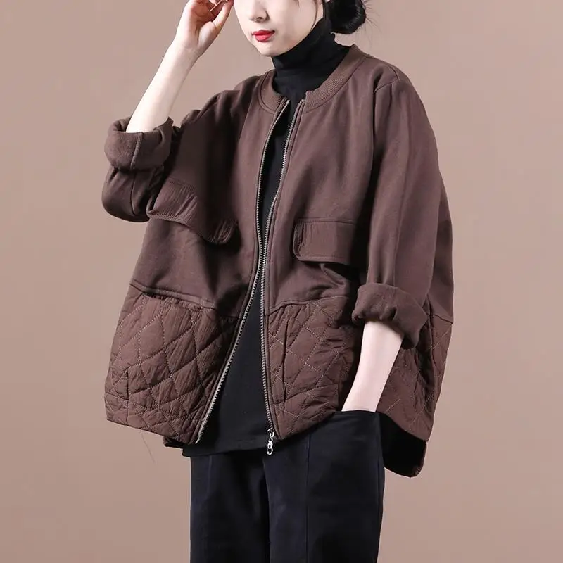 Aransue Female Autumn And Winter 2022 New Top Korean Zipper Jacket Lightweight Leisure Coat With Pocket
Aransue Female Autumn And Winter 2022 New Top Korean Zipper Jacket Lightweight Leisure Coat With Pocket