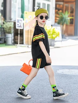 Girls' sports suit summer dress 2020 new net red and foreign style children's fashion short sleeve two piece set trend
Girls' sports suit summer dress 2020 new net red and foreign style children's fashion short sleeve two piece set trend
