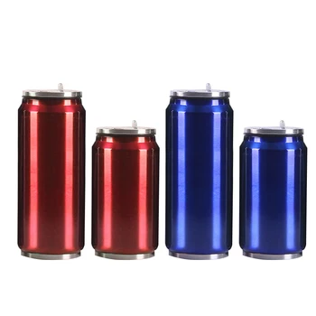 300/500ml Beverage Can With Straw Stainless Steel Insulated Thermol Water Bottle Coffee Thermos Vacuum Flask Sports Cola Cans
300/500ml Beverage Can With Straw Stainless Steel Insulated Thermol Water Bottle Coffee Thermos Vacuum Flask Sports Cola Cans