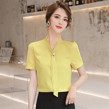 White Shirt Female Short Sleeve Design Feeling Xiaozhong Summer Style Foreign Style Temperament Occupation Chiffon Shirt Shirt
White Shirt Female Short Sleeve Design Feeling Xiaozhong Summer Style Foreign Style Temperament Occupation Chiffon Shirt Shirt