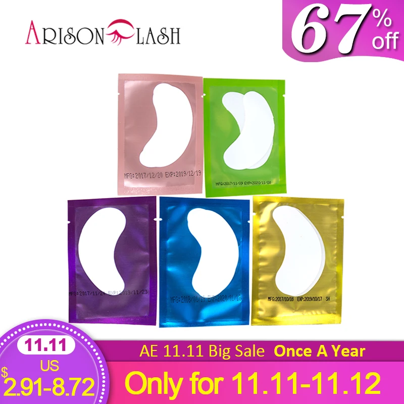 Hot 20/50/100 Eyelash Extension Paper Patches Grafted Eye Stickers 4 Color Eyelash Under Eye Pads Eye Paper Patches Tips Sticker
Hot 20/50/100 Eyelash Extension Paper Patches Grafted Eye Stickers 4 Color Eyelash Under Eye Pads Eye Paper Patches Tips Sticker