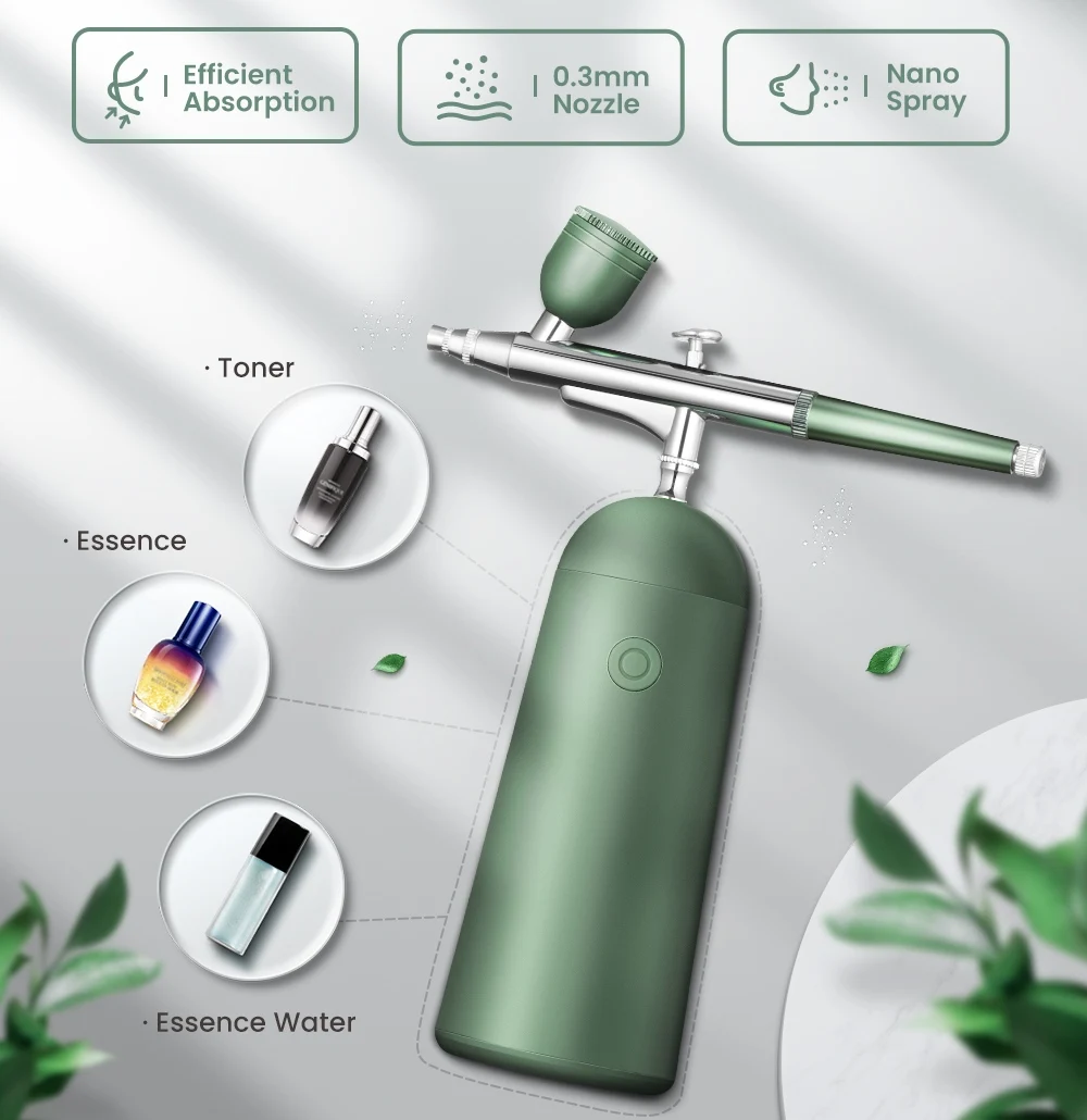 GX.Diffuser Makeup Airbrush Rechargeable Wireless Air Compressor Kit Deep Hydrating Beauty Spray Gun SPA Portable Airbrush Set
GX.Diffuser Makeup Airbrush Rechargeable Wireless Air Compressor Kit Deep Hydrating Beauty Spray Gun SPA Portable Airbrush Set