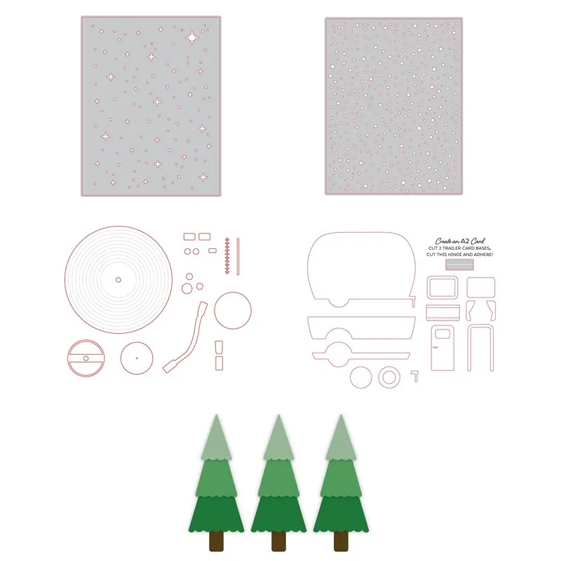 Christmas Tree Starry Night Metal Cutting Dies Scrapbooking Photo Album Paper DIY Card Decoration Die Cuts Crafts Embossing
Christmas Tree Starry Night Metal Cutting Dies Scrapbooking Photo Album Paper DIY Card Decoration Die Cuts Crafts Embossing