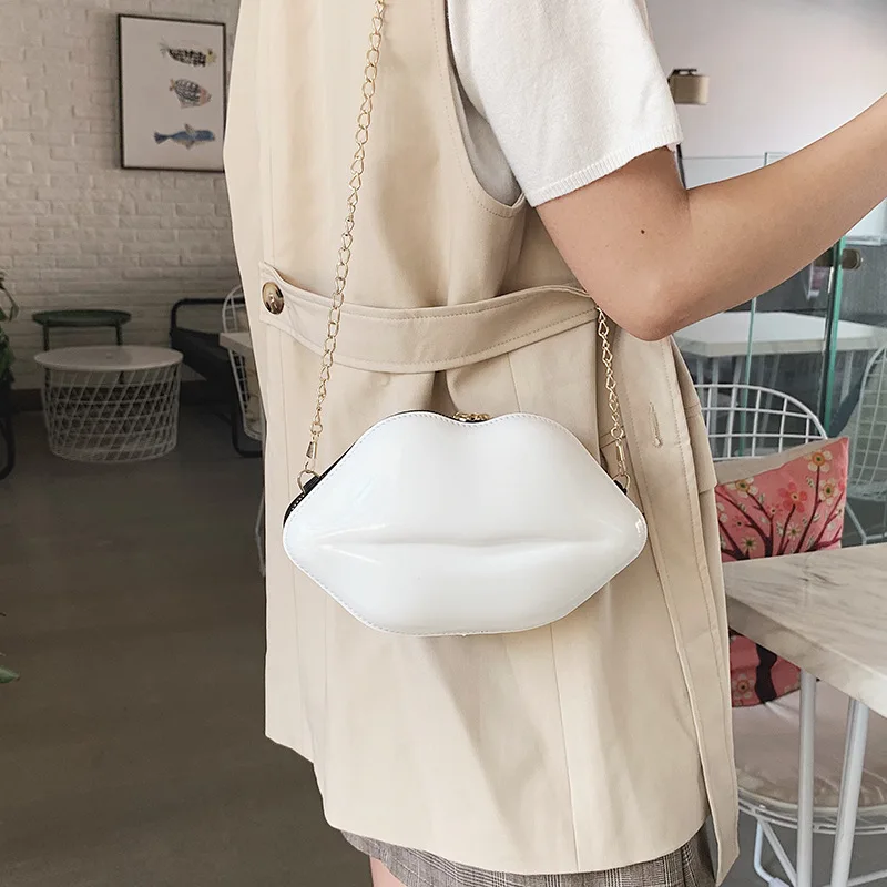 New Personalized & Creative Lips Bag 2019 Summer New Style Korean-style INS GIRL'S Patent Leather Chain Shoulder Small
New Personalized & Creative Lips Bag 2019 Summer New Style Korean-style INS GIRL'S Patent Leather Chain Shoulder Small