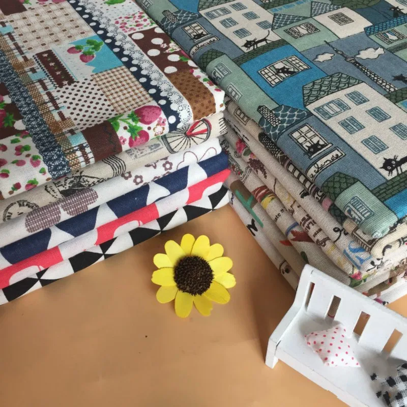 Printed Linen Cotton Fabric DIY Sewing Canvas Cloth Cotton Linen Fabric Quilting Crafts Material Textile Tablecloth Pillowcover
Printed Linen Cotton Fabric DIY Sewing Canvas Cloth Cotton Linen Fabric Quilting Crafts Material Textile Tablecloth Pillowcover