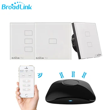 Broadlink TC2 EU Standard WiFi Switch Wall Light Lamps Switch RF 433MHz Wireless Control Via RM4 Pro Via App Control Smartphone
Broadlink TC2 EU Standard WiFi Switch Wall Light Lamps Switch RF 433MHz Wireless Control Via RM4 Pro Via App Control Smartphone