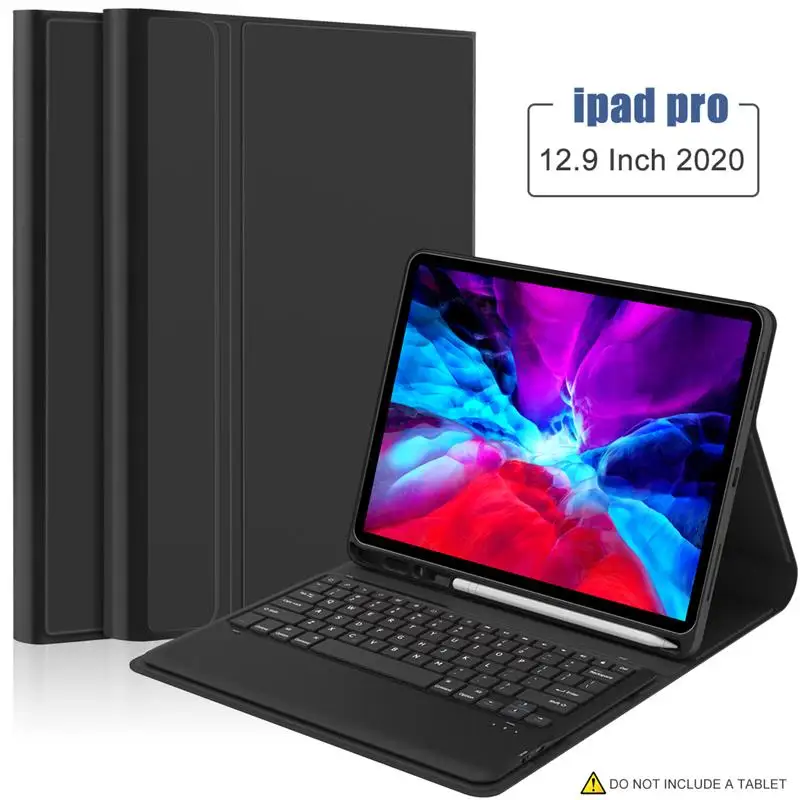 For iPad Pro 12.9 inch 2020 Case with Keyboard Pencil Holder Tablet Detachable Bluetooth American German Keyboard Leather Case
For iPad Pro 12.9 inch 2020 Case with Keyboard Pencil Holder Tablet Detachable Bluetooth American German Keyboard Leather Case