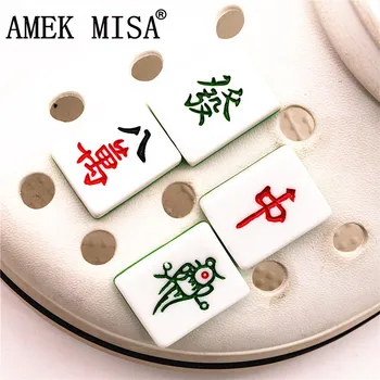 Simulation Mahjong cards Shoe Charm Decoration Realistic Novel Funny Shoe Buckle Accessories fit croc jibz Kids Party X-mas Gift
Simulation Mahjong cards Shoe Charm Decoration Realistic Novel Funny Shoe Buckle Accessories fit croc jibz Kids Party X-mas Gift