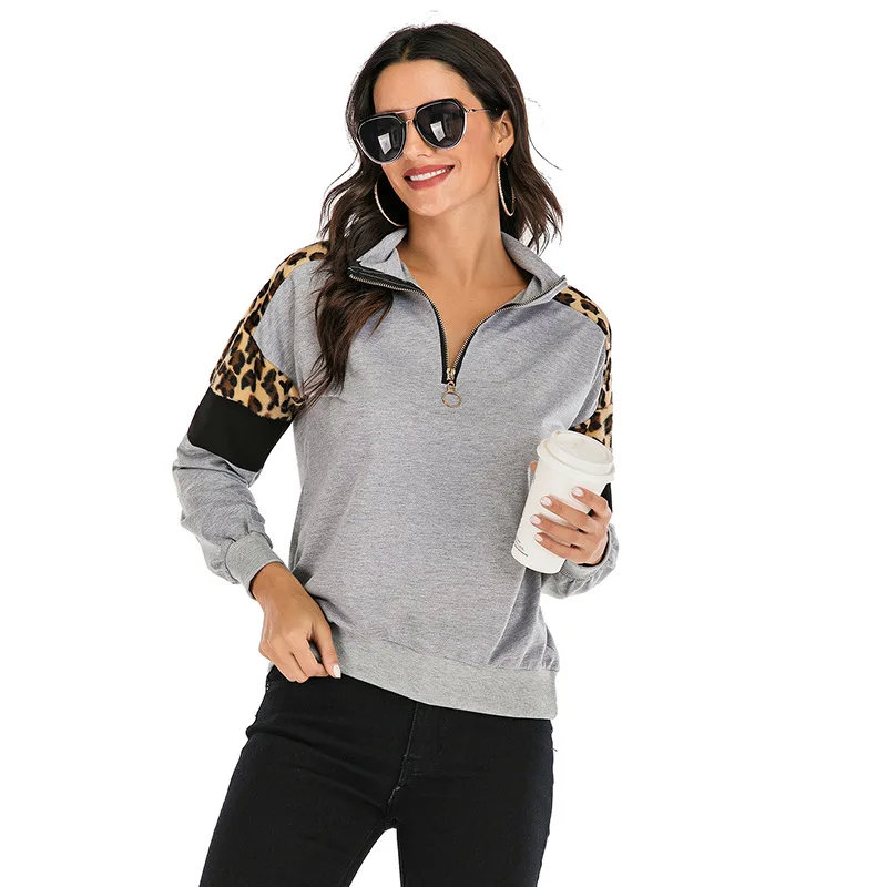 Thin Section Stand Collar Zipper Clothes Female Stitching Contrast Color Casual Fashion Loose 2020 Autumn And Winter New
Thin Section Stand Collar Zipper Clothes Female Stitching Contrast Color Casual Fashion Loose 2020 Autumn And Winter New