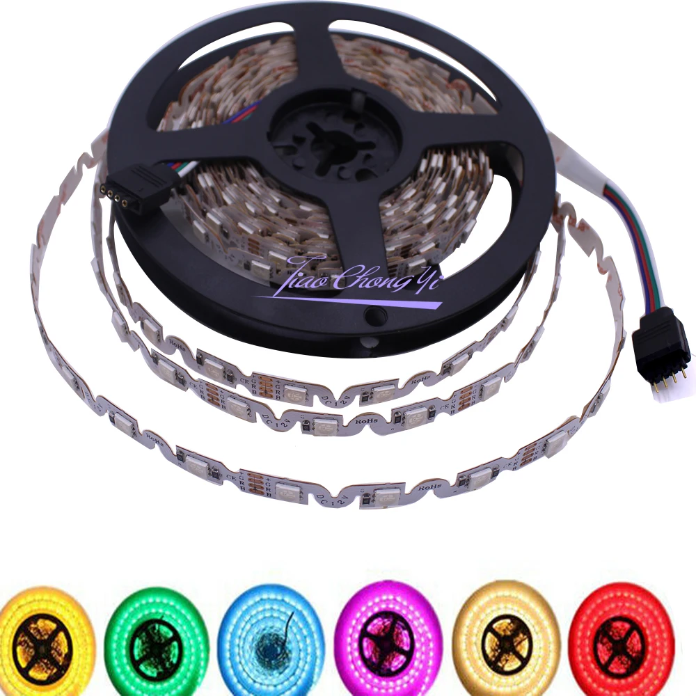 New 5M 1 Rolls 5050 240leds S shape RGB led Flex light strip DC12V 48LED/M IP20 non-waterproof
New 5M 1 Rolls 5050 240leds S shape RGB led Flex light strip DC12V 48LED/M IP20 non-waterproof