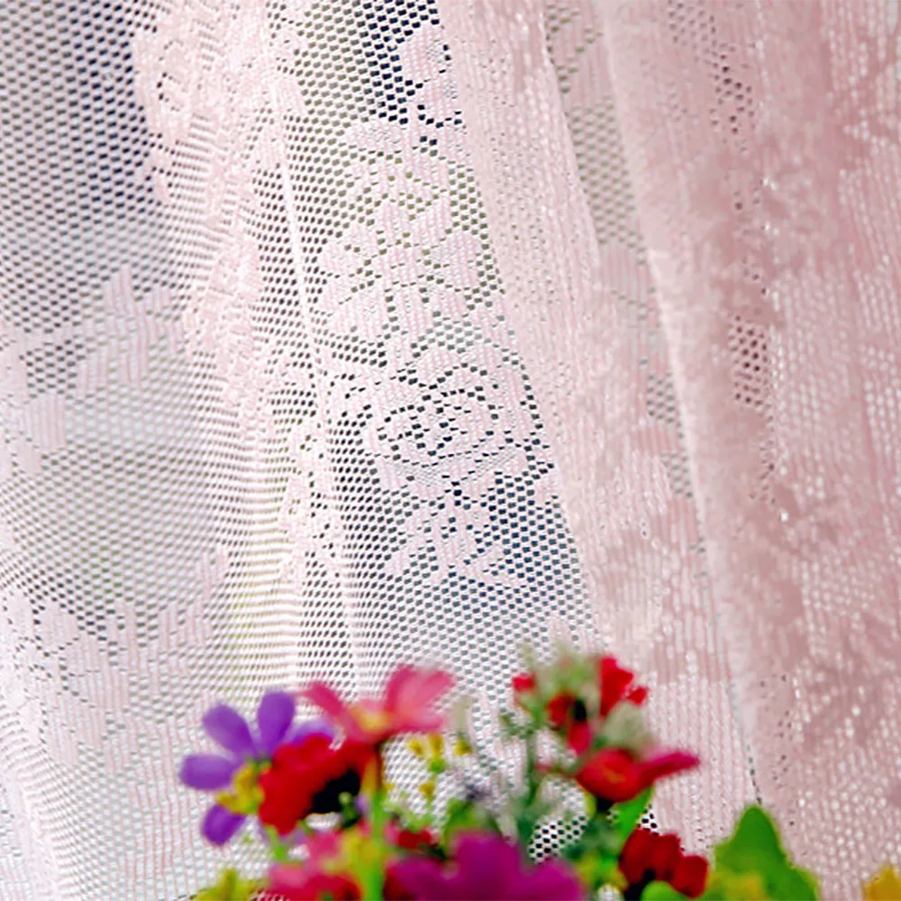 Фото Красочные красивые вышитые тюлевые окна гостиной спальни декоративные