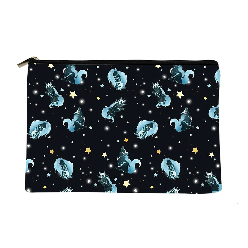 Women blue Cosmic Wolf Printed Make up bag Fashion Women Cosmetics Organizer Bag for Travel Colorful Storage Bag for Lady Bag
Women blue Cosmic Wolf Printed Make up bag Fashion Women Cosmetics Organizer Bag for Travel Colorful Storage Bag for Lady Bag