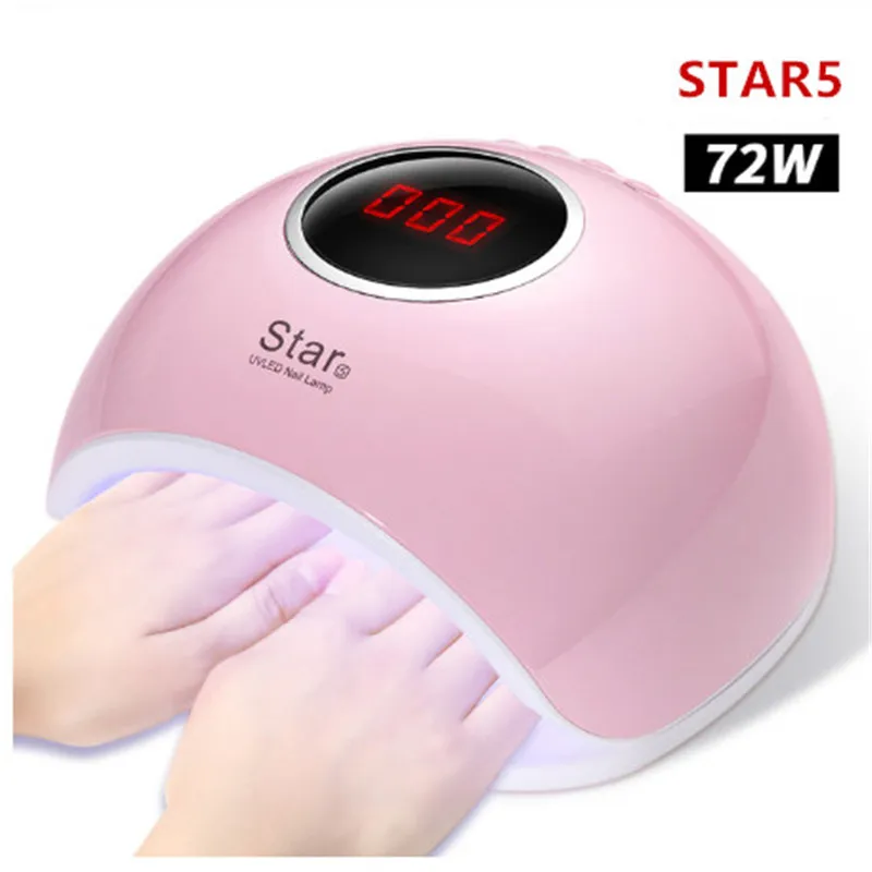 72W Nail Lamp Star5 Intelligent Sensor Light Therapy Machine LED Nail Gel Quick-drying Phototherapy Lamp Uv Light Nail Dryer
72W Nail Lamp Star5 Intelligent Sensor Light Therapy Machine LED Nail Gel Quick-drying Phototherapy Lamp Uv Light Nail Dryer