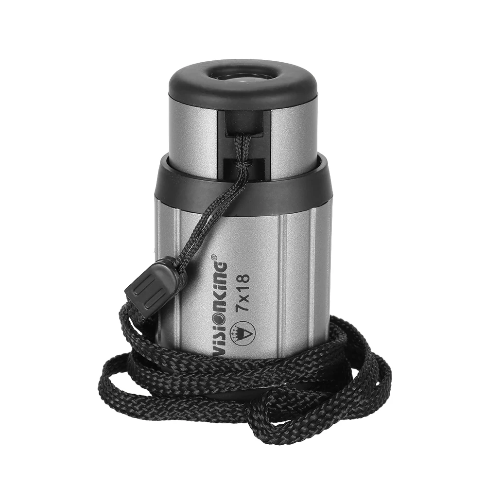 Visionking Hot Selling Mini 7X18 Monocular Telescope Binoculars Compact Monocular High Definition Pocket Scope Tourism Scope
Visionking Hot Selling Mini 7X18 Monocular Telescope Binoculars Compact Monocular High Definition Pocket Scope Tourism Scope